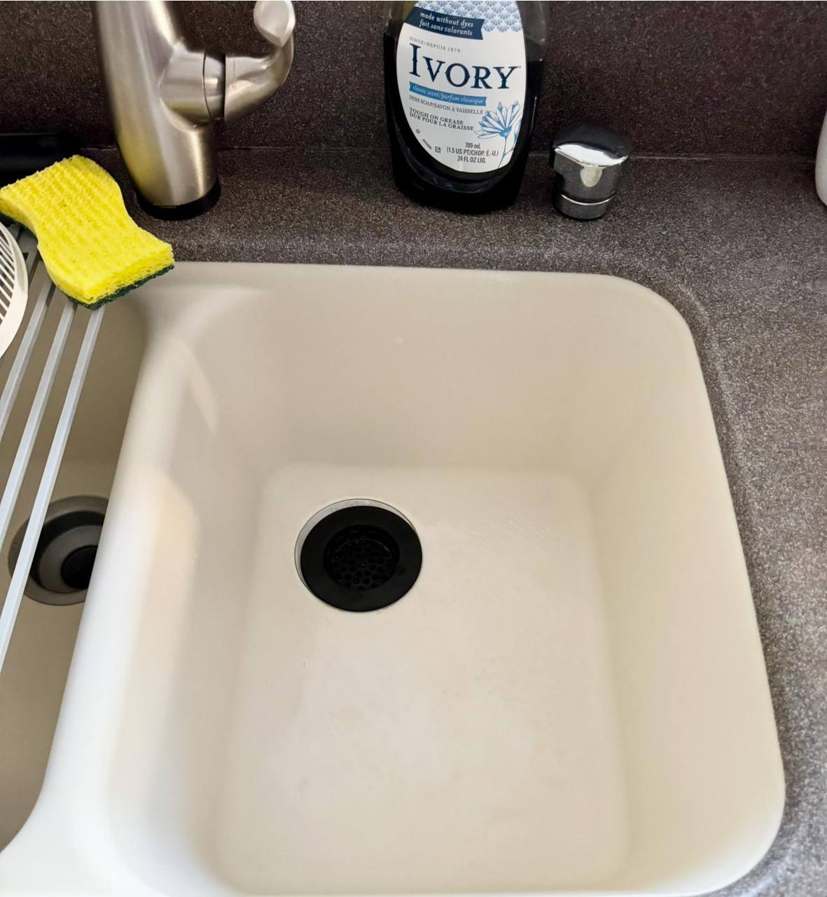 Kitchen sink · Deep clean — after cleaning